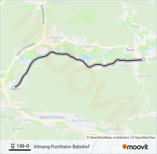 130-O  Line Map