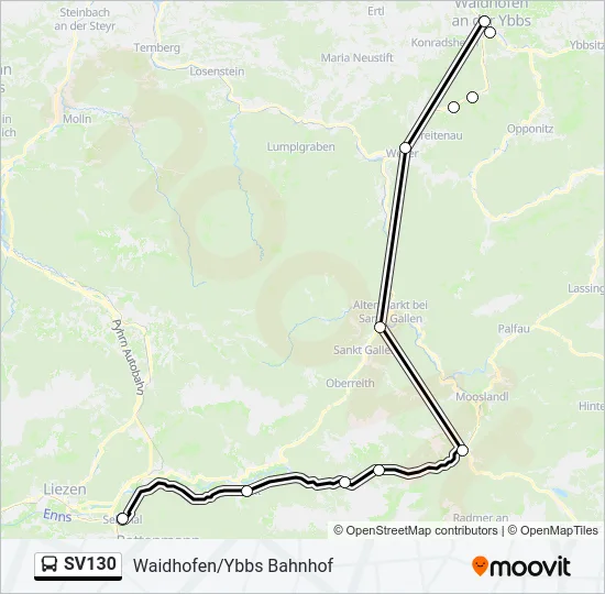 SV130  Line Map