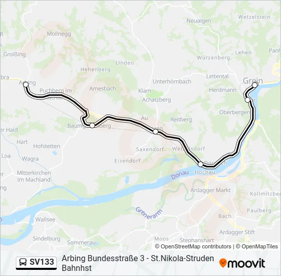 SV133  Line Map