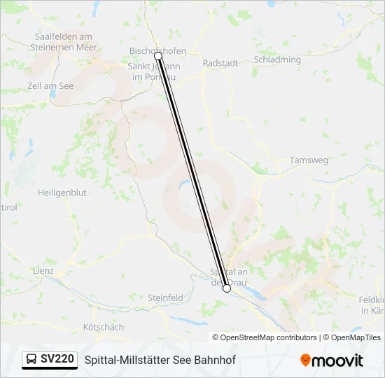 SV220  Line Map