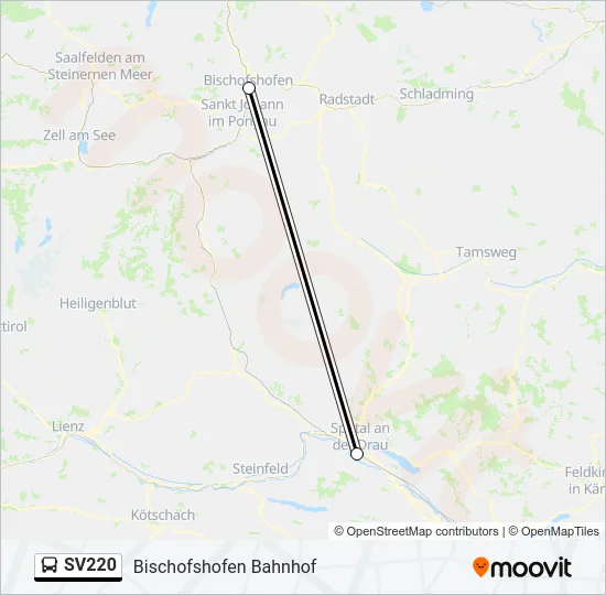SV220  Line Map