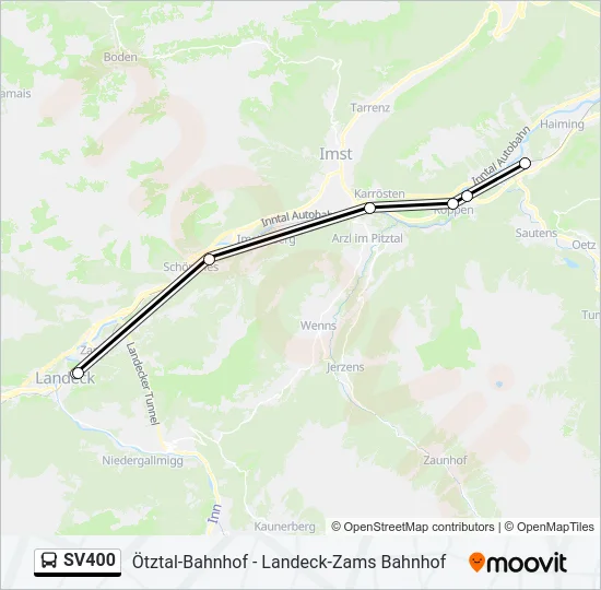 SV400  Line Map