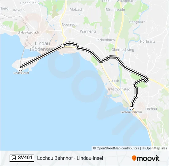 SV401  Line Map