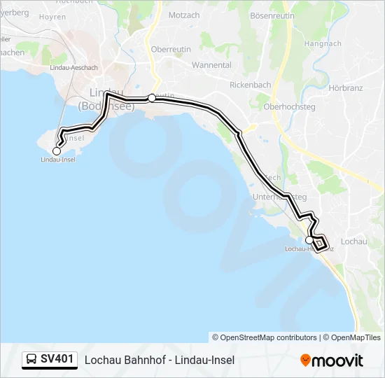 SV401  Line Map