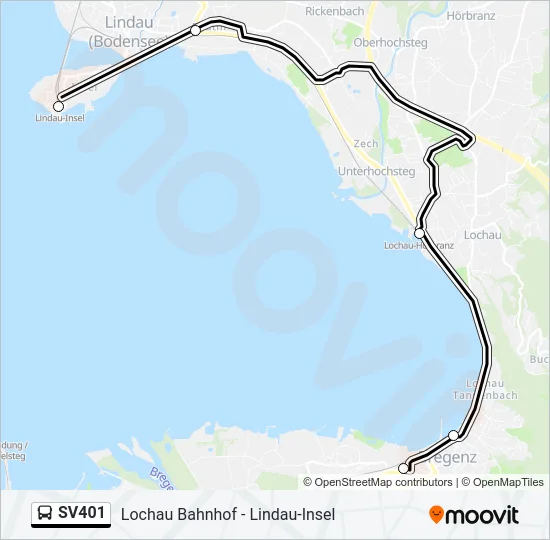 SV401  Line Map