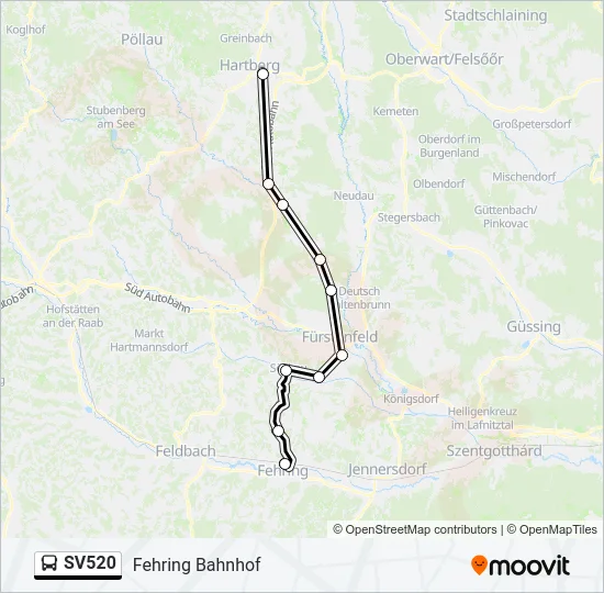 SV520  Line Map