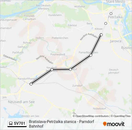 SV701  Line Map
