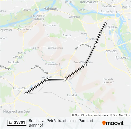 SV701  Line Map