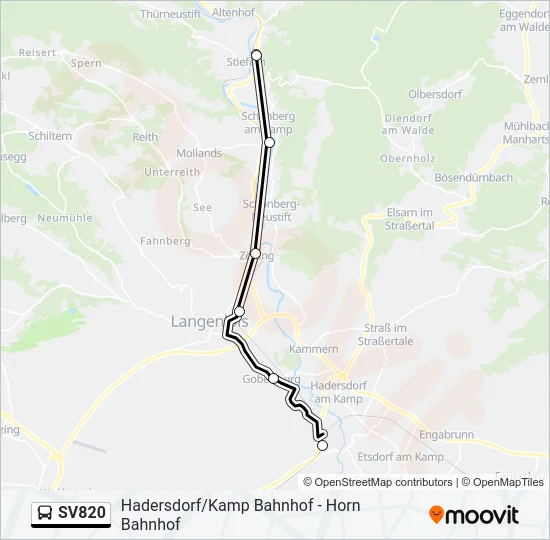SV820  Line Map
