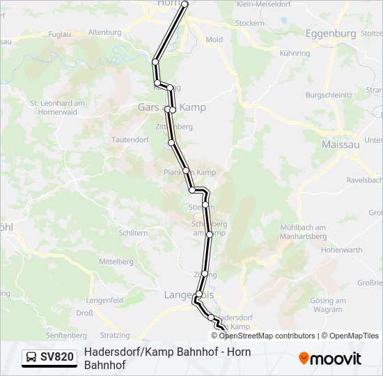 sv820 Route Schedules, Stops & Maps Horn Bahnhof (Updated)