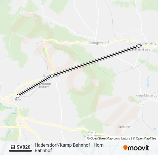 SV820  Line Map