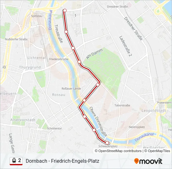 2 Light Rail Line Map