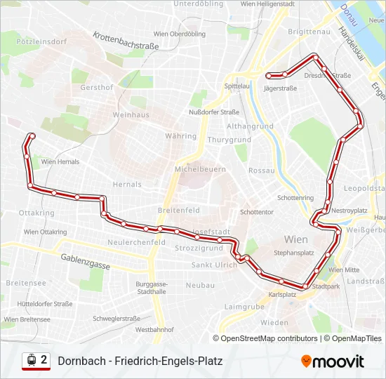 2 Light Rail Line Map