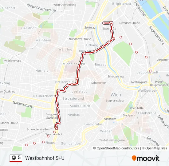 5 Light Rail Line Map