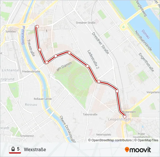5 Light Rail Line Map