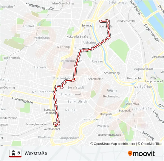 5 Light Rail Line Map