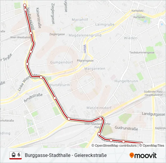 6 Light Rail Line Map