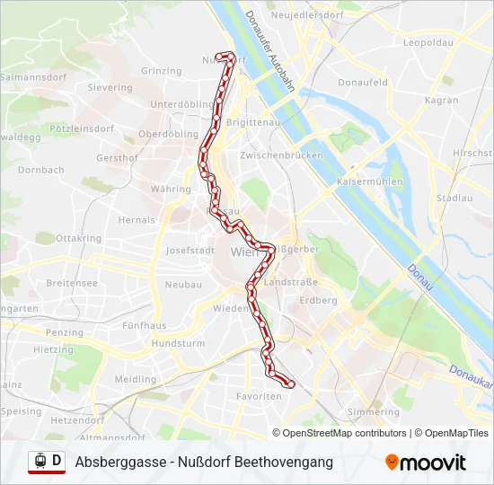 D Light Rail Line Map