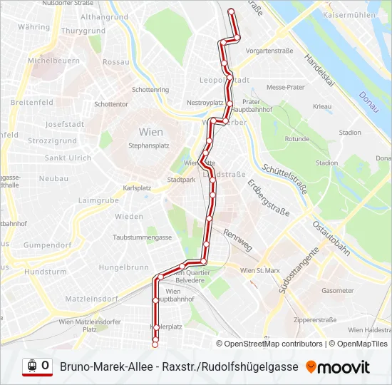 O Light Rail Line Map