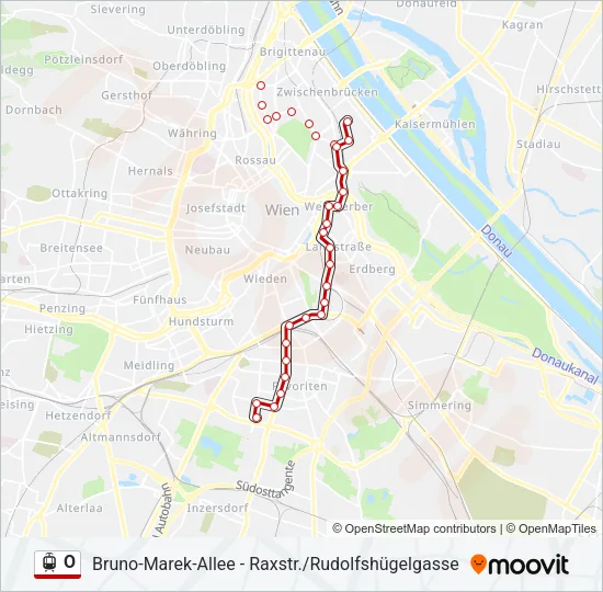 O Light Rail Line Map