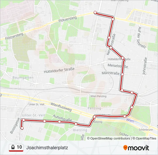 10 Light Rail Line Map