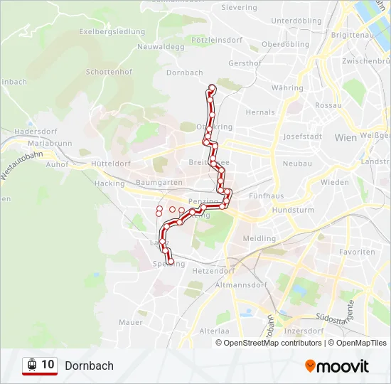 10 Light Rail Line Map