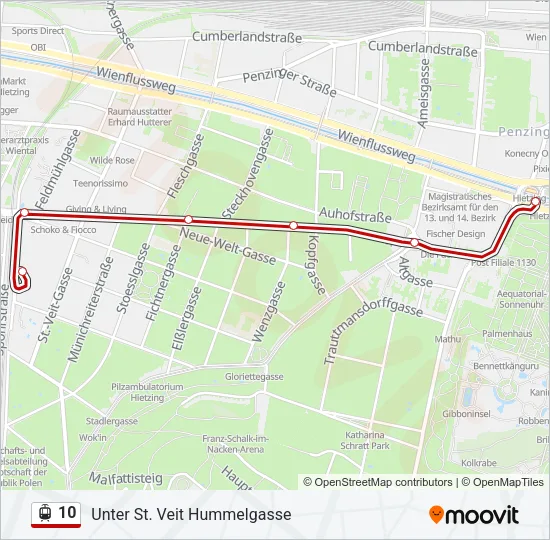10 Light Rail Line Map