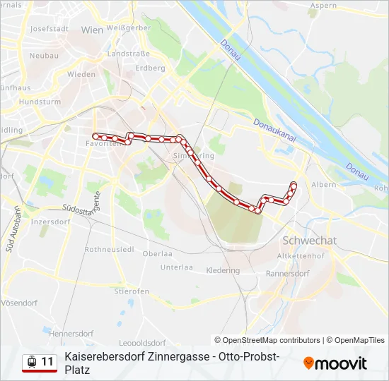11 Light Rail Line Map