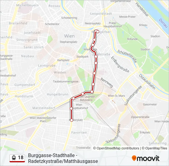 18 Light Rail Line Map