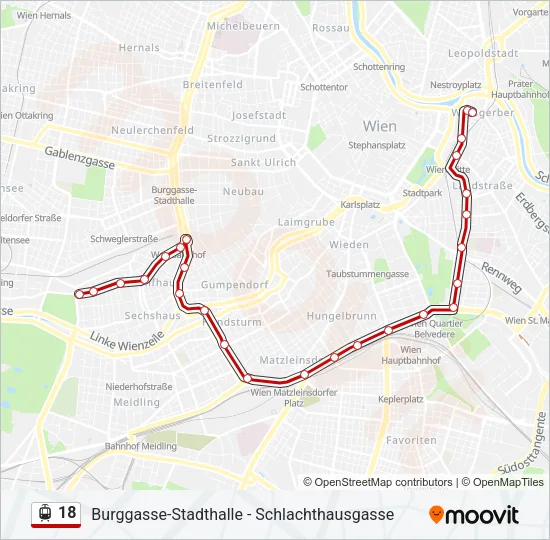 18 Light Rail Line Map