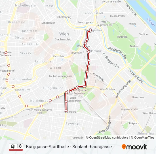 18 Light Rail Line Map