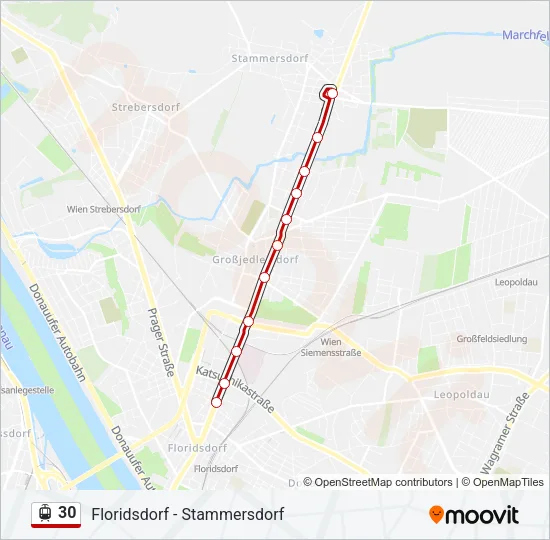 30 Light Rail Line Map