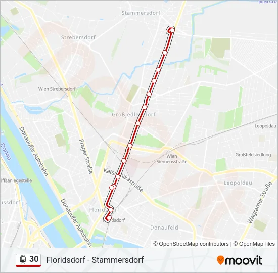 30 Light Rail Line Map
