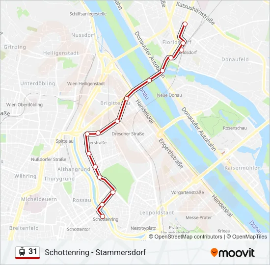 31 Light Rail Line Map