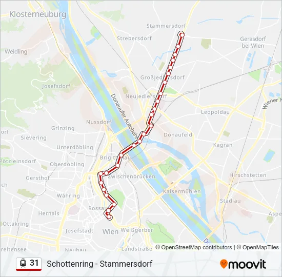 31 Light Rail Line Map