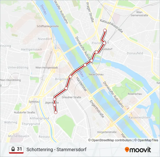 31 Light Rail Line Map