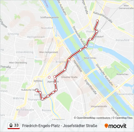 33 Light Rail Line Map