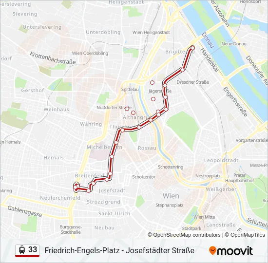 33 Light Rail Line Map