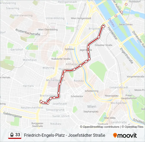 33 Light Rail Line Map