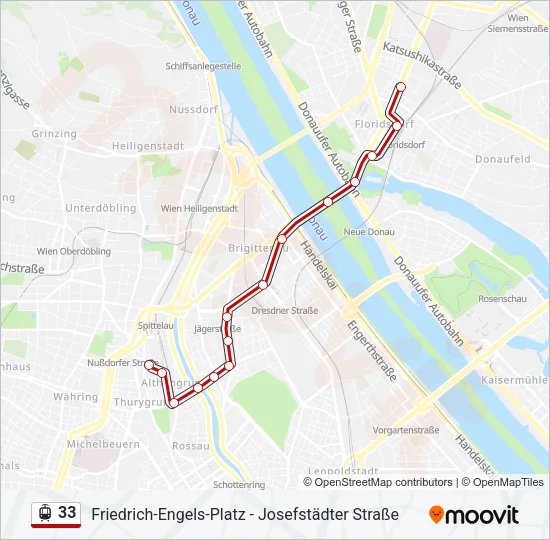 33 Light Rail Line Map