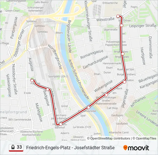 33 Light Rail Line Map