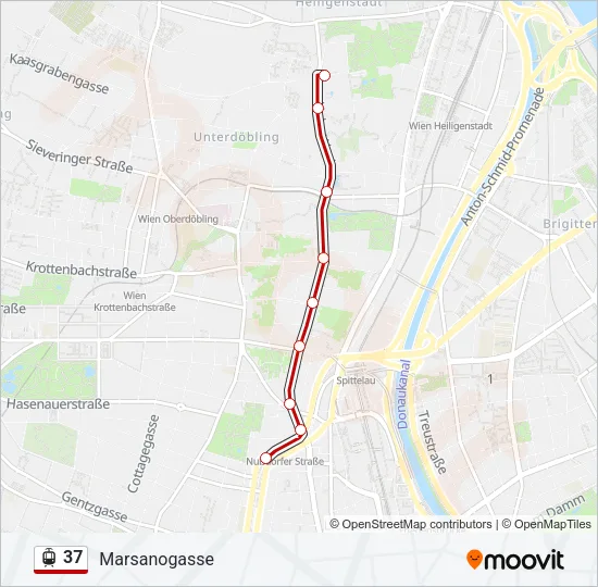 37 Light Rail Line Map