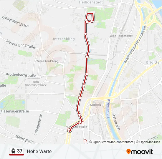 37 Light Rail Line Map