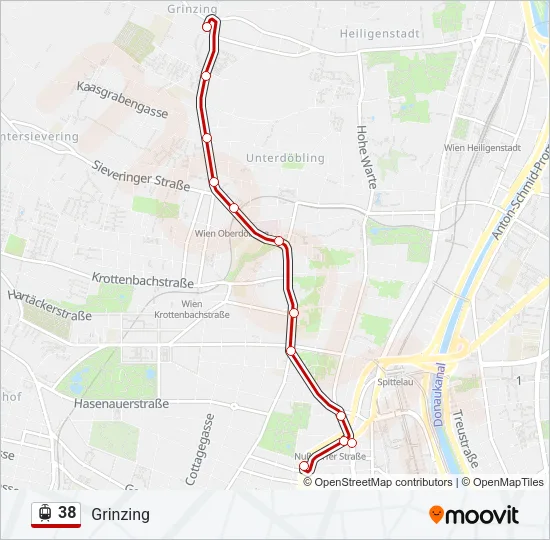 38 Light Rail Line Map