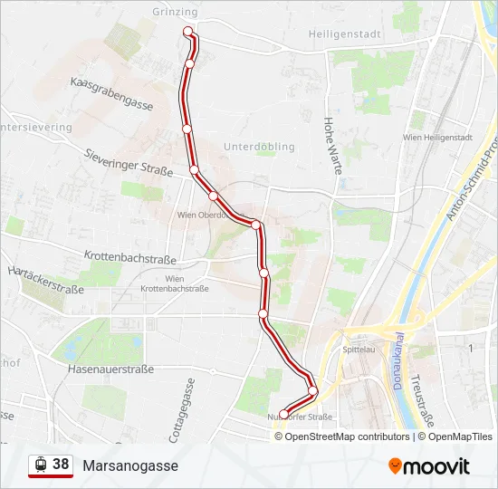 38 Light Rail Line Map