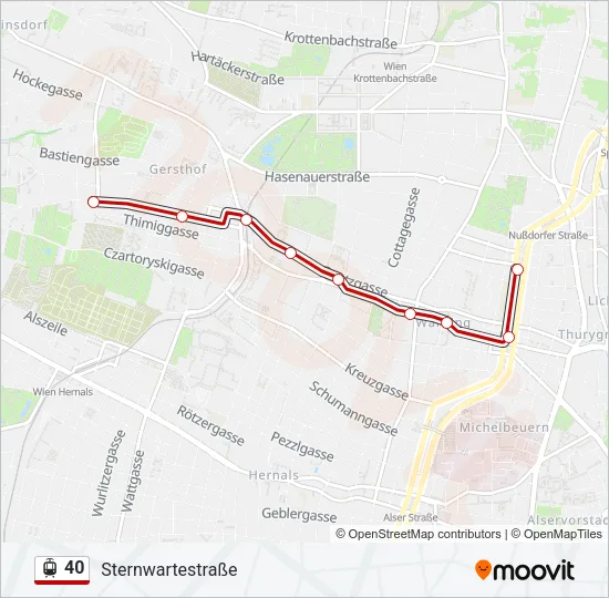 40 Light Rail Line Map