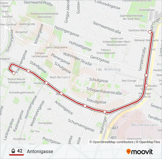 42 Light Rail Line Map