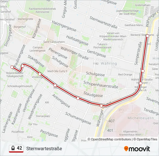 42 Light Rail Line Map