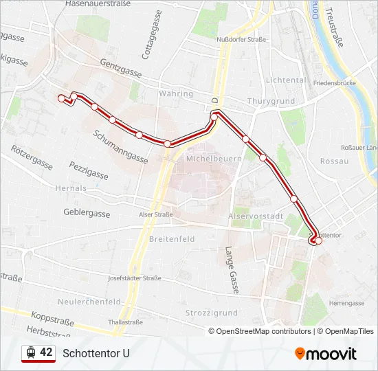 42 Light Rail Line Map