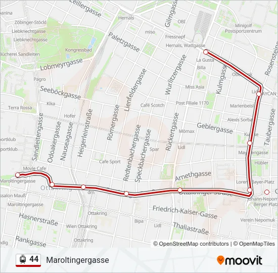 44 Light Rail Line Map